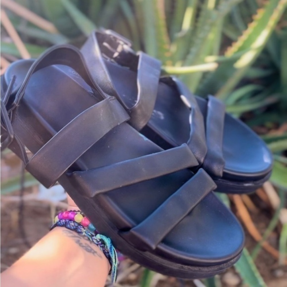 SONOMA | Goods For Life® Juanita Women's Strappy Slingback Sandals Black 10